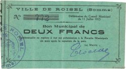 2 Francs FRANCE regionalism and miscellaneous  1915 JPNEC.80.439