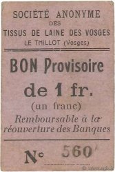 1 Franc FRANCE regionalism and miscellaneous  1914 JPNEC.88.108