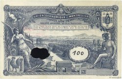 100 Francs Annulé FRANCE regionalism and miscellaneous Montpellier 1920  VF