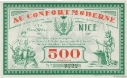 500 Francs FRANCE Regionalismus und verschiedenen Nice 1930  fST+