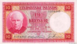 10 Kronur ISLAND  1948 P.33a VZ