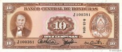 10 Lempiras HONDURAS  1972 P.057 SPL+