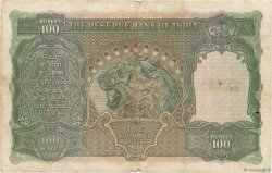 100 Rupees BURMA (SEE MYANMAR)  1947 P.33 F