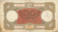 20 Franga ALBANIA  1939 P.07 F