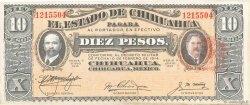 10 Pesos MEXICO  1915 PS.0535a q.FDC