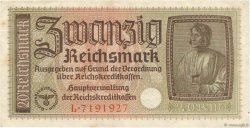 20 Reichsmark DEUTSCHLAND  1940 P.R139