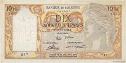 10 Nouveaux Francs ALGERIA  1960 P.119a BB