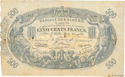 500 Francs ALGÉRIE  1924 P.075b B+
