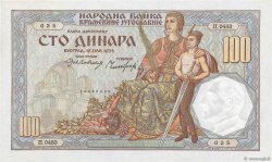 100 Dinara YUGOSLAVIA  1934 P.031 SC+