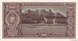 100 Pengö HUNGARY  1945 P.111b UNC-