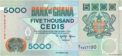 5000 Cedis GHANA  1996 P.31c XF
