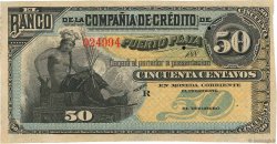 50 Centavos Non émis DOMINICAN REPUBLIC  1880 PS.102r UNC