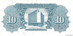 10 Pesos Oro COLOMBIA  1961 P.400c FDC