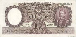 1000 Pesos ARGENTINA  1955 P.274b MBC