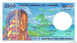 2500 Francs COMOROS  1997 P.13 UNC