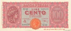100 Lire ITALIE  1944 P.075a SUP