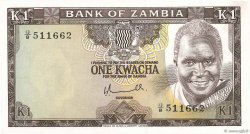 1 Kwacha ZAMBIA  1976 P.19a