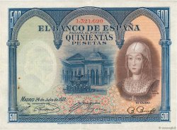 500 Pesetas SPAIN  1927 P.073a