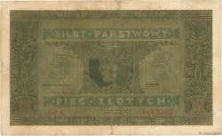 5 Zlotych POLEN  1926 P.049 SS