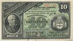 10 Centavos ARGENTINA  1884 P.006 MBC+