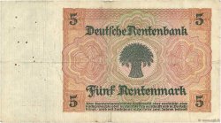 5 Rentenmark DEUTSCHLAND  1926 P.169 SS