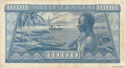 1000 Francs GUINEA  1958 P.09 MB a BB