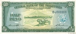 1/2 Peso PHILIPPINEN  1949 P.132a fST