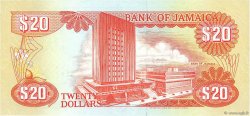 20 Dollars JAMAICA  1991 P.72d UNC