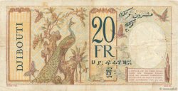 20 Francs DJIBOUTI  1936 P.07 F+
