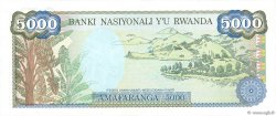 5000 Francs RUANDA  1988 P.22 ST