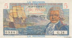 5 Francs Bougainville ISOLA RIUNIONE  1946 P.41a SPL