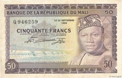 50 Francs MALI  1960 P.06 BB