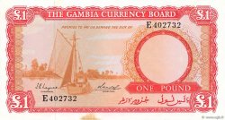 1 Pound GAMBIA  1965 P.02a fST+