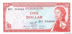 1 Dollar EAST CARIBBEAN STATES  1965 P.13g