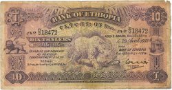 10 Thalers ETHIOPIA  1933 P.08