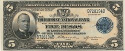 5 Pesos PHILIPPINES  1921 P.053 XF