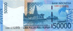 50000 Rupiah INDONESIA  2005 P.145a UNC