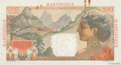100 Francs La Bourdonnais MARTINIQUE  1946 P.31a VZ+