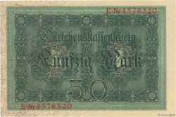 50 Mark GERMANIA  1914 P.049b q.FDC