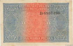 1 Marka POLAND  1917 P.008 VF
