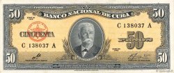 50 Pesos CUBA  1960 P.081c SC+