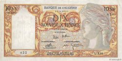 10 Nouveaux Francs ARGELIA  1961 P.119a MBC