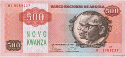 500 Novo Kwanza sur 500 Kwanzas ANGOLA  1987 P.123