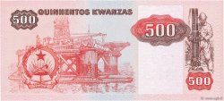 500 Novo Kwanza sur 500 Kwanzas ANGOLA  1987 P.123 ST