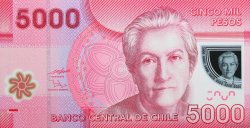5000 Pesos CHILI  2009 P.163