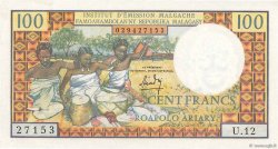 100 Francs - 20 Ariary MADAGASCAR  1966 P.057a SPL