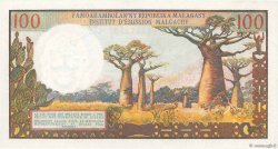 100 Francs - 20 Ariary MADAGASCAR  1966 P.057a SPL