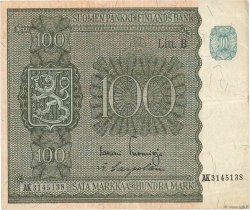 100 Markkaa FINLANDE  1945 P.088 TTB