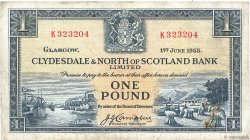 1 Pound SCOTLAND  1955 P.191a
