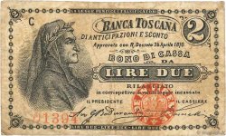 2 Lire ITALY  1870 PS.753